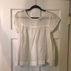 flowy white shirt